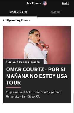 Omar Courtz Concert Ticket San Diego 2026