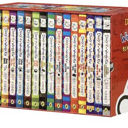 A Library of a Wimpy Kid 1-19 Boxed Set, 19 Books Complete Full Collection Series, Paperback