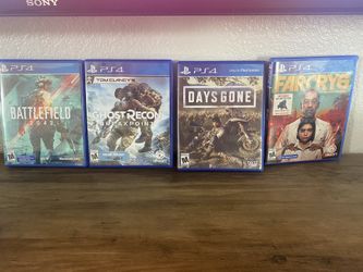 PS4 Games Far Cry/Days Gone/Battlefield/Ghost Recon