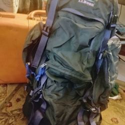 Vintage LLBean "Star Panel" Top Load Backpack With Internal Frame