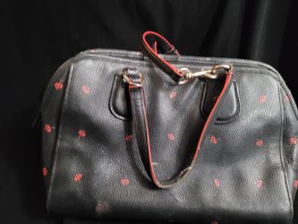 RARE!! Coach Nolita Red Printed Floral Prairie Satchel Retail