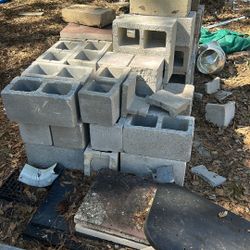 Cement Blocks One Dollar Each