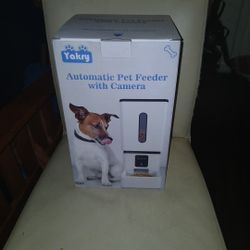 Yakry Automatic Pet Feeder  With Camera 