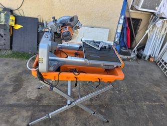 RIDGID 12 Amp 8 in. Blade Corded Wet Tile Saw with Extended Rip