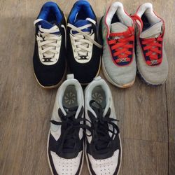 Lot Of 3 Pairs Of Nikes Size 4Y
