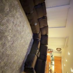Free Sectional Couch Used Recliner,   7pcs Set
