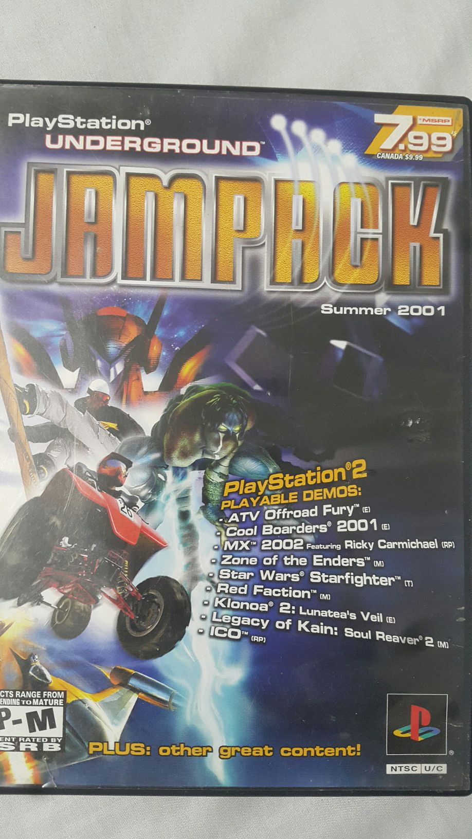 JAMPACK FOR PS2