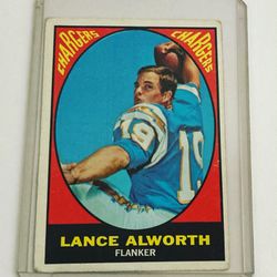 1967 Topps Lance Alworth HOF Card