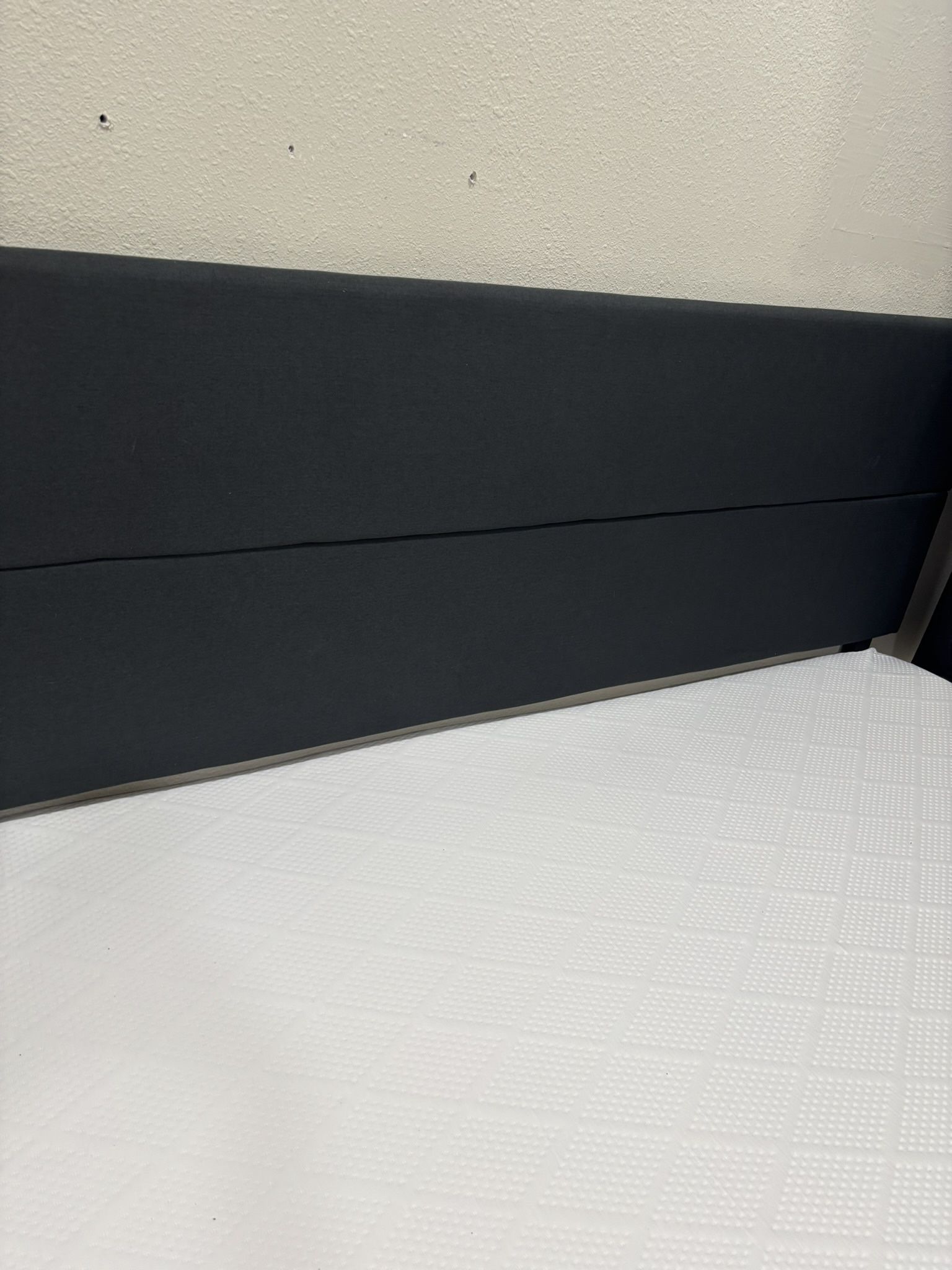 King Size Bed frame W/ Headboard & Full Body Standing Mirror