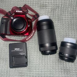 Nikon Red Camera 