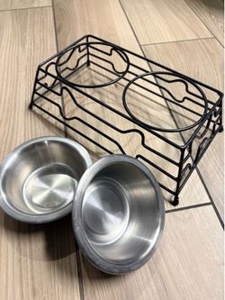 Pet Feeding Bundle + Drinking fountain Dish