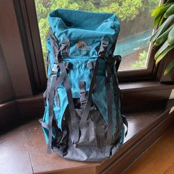 Rad Lowe Alpine Green & Black Backpacking Backpack 90+15 Liters