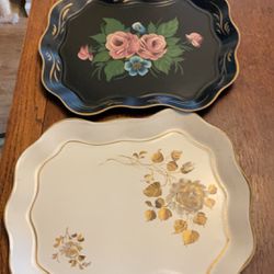 Antique Metal Platters