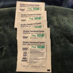 Nicotine Transdermal Patch 7mg 5 ea