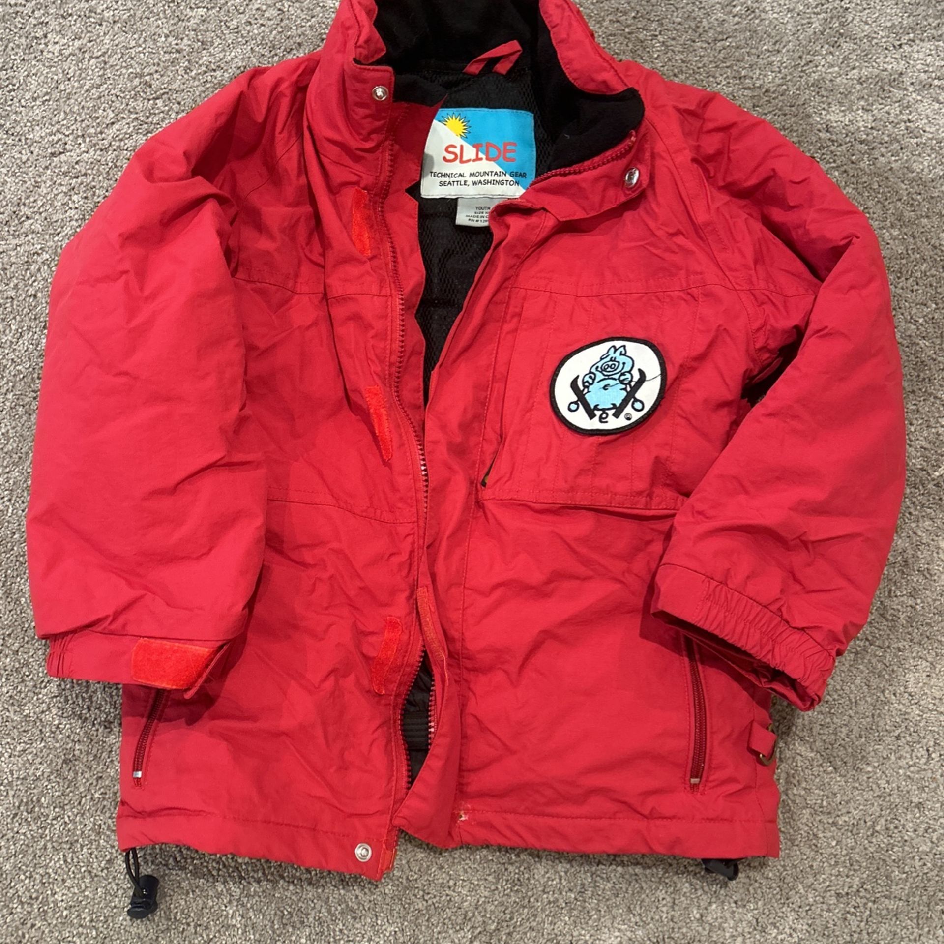 Youth Size Xs Red Ski Jacket
