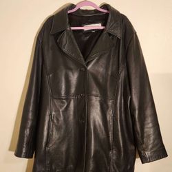 Marc New York Vintage Y2K Leather Jacket 