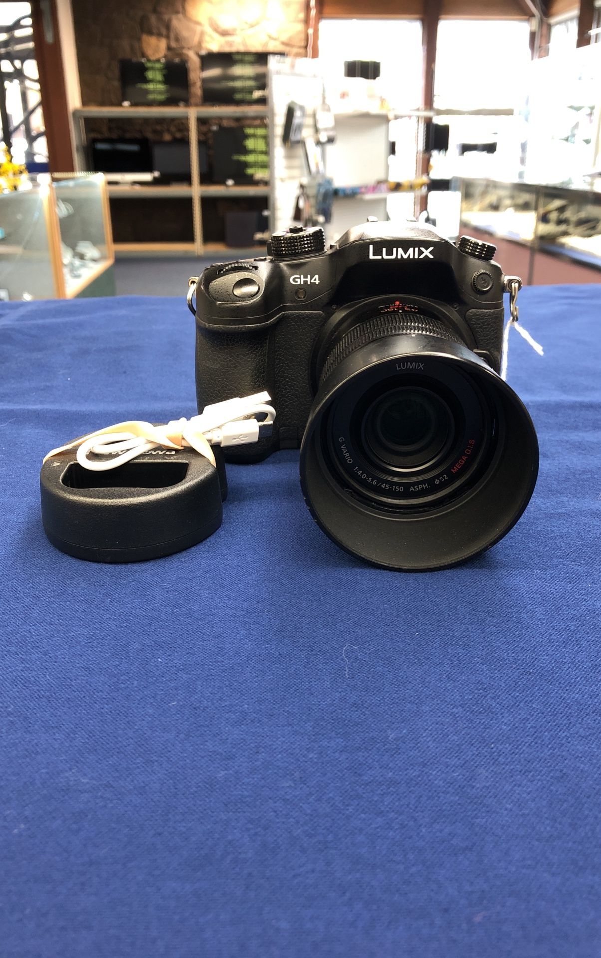Panasonic LUMIX GH4 4K Mirrorless Camera 16MP With 1 45-150mm Lens, 1 Battery & 1 Aftermarket Charger