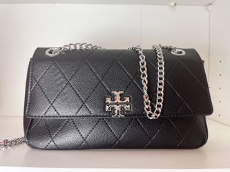 Black Quilted Chain Shoulder Bag