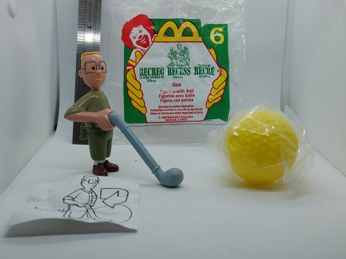 Vintage McDonald's Toy Disney's Recess Gus Golfer Happy Meal Toy #6