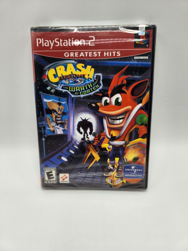 Crash Bandicoot: The Wrath of Cortex Greatest Hits (PlayStation 2, PS2) SEALED!