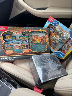 Pokémon Sealed Collection Bundle – Charizard ex + Mega Kangaskhan ex + Pitch Black ETB 🔥 Factory Sealed