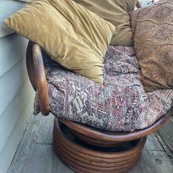 BOHO Wooden Rocking Chair