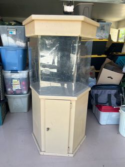 55gal CLEAR FOR LIFE Uniaquarium Fish Tank Aquarium w/stand & Canopy