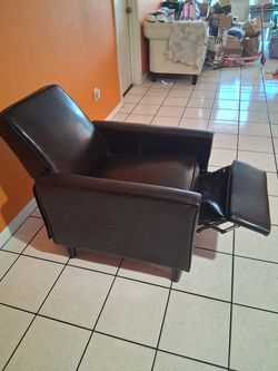 Recliner Chair Faux Leather, $20, See all 10 pictures