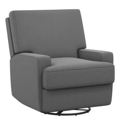 Swivel Reclining Glider dark gray