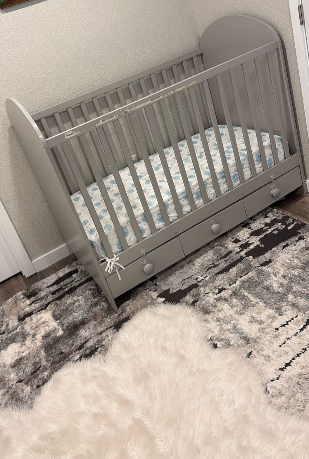 Baby Crib With Mattress
