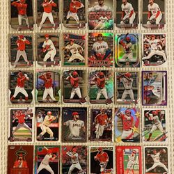 Los Angeles Angels 30 Card Baseball Lot! Rookies, Prospects, Refractors, Prizms, Parallels, Short Prints, Variations & More!
