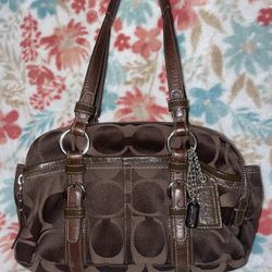 Coach Brown Bonnie Satchel