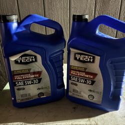 Super tech 5w-30 Motor Oil 10 Quarts New