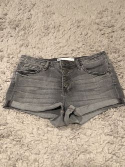 RSQ Tilly’s Grey Black Jean Shorts Size 28