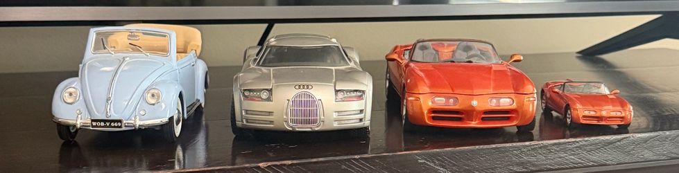 1/18 1:18 Diecast Model Cars - Audi, Dodge, & Volkswagen