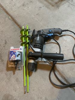 Corded drill and accessories