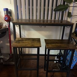 Table And Stools 