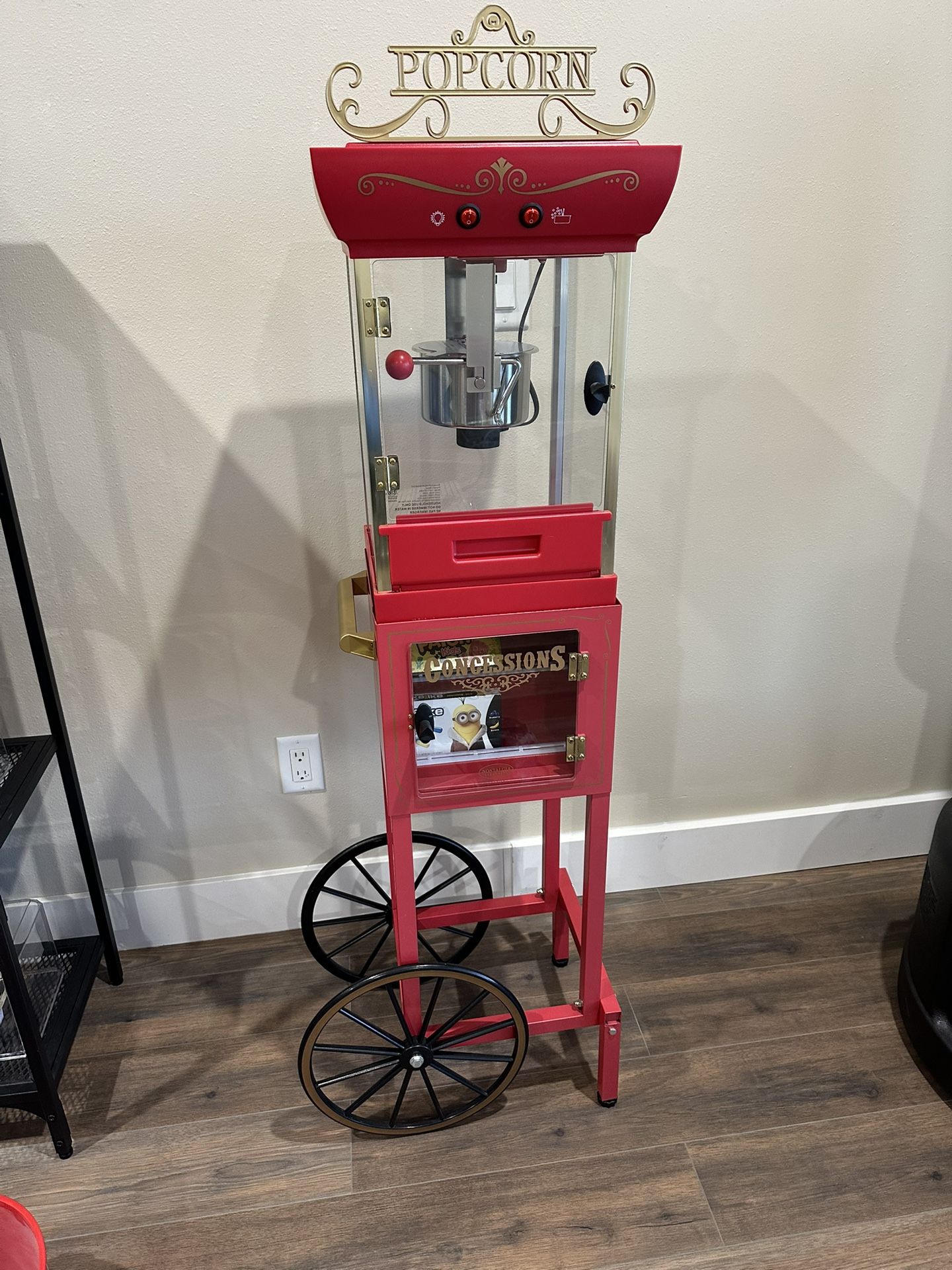 Nostalgia Vintage Popcorn Cart