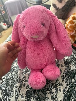jellycat hot pink bashful bunny