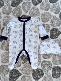 Baby boy 0-3 months outfit pj