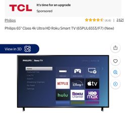 43” Hisense Smart Roku Tv