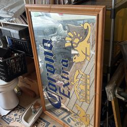 Big Corona Extra Mirror Sign    Great For Man Cave 