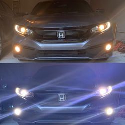 H11/H9/H8 LED Headlight Bulbs, 10000 Lumens Super Bright LED Headlights Conversion Kit 6500K Cool White IP68 Waterproof, Pack of 2