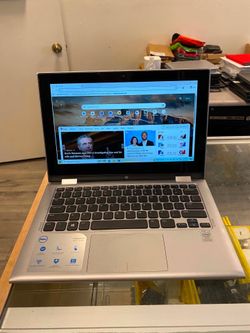 Dell Inspiron 11 300 series 11-inch Intel R pentium CPU N3530. @ 2.16 GHZ 8GB RAM 500 GB HARD DRIVE  Windows 10 pro TOUCHSCREEN  NO TRADES. Pick up on
