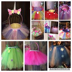 Easter tutu baskets