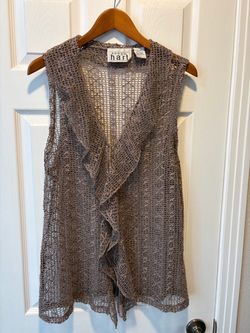 Keren Hart Crochet Knit Vest
