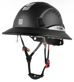 UM ULTRAMAXX Full Brim Hard Hat with Built-in Visor