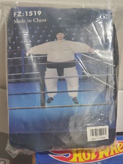 Halloween blow-up inflatable sumo wrestler costume
