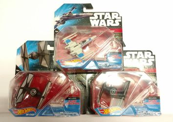Star Wars Hot Wheels Die Cast Vehicles