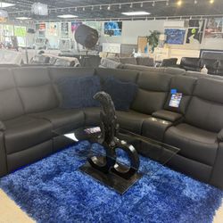 Black Reclining LED Sectional On Huge Sale Only $999